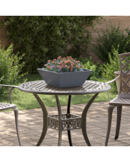 Ensemble de Planteurs en Plastique Anthracite Plastique | Mobilier & Déco