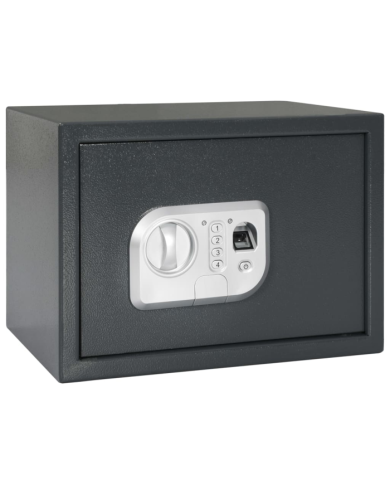 Coffre électronique numérique avec verrouillage par empreinte digitale 25x35x25 cm en acier | Mobilier & Déco