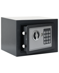 Coffre-fort numérique électronique Gris Foncé 23x17x17 cm Acier | Mobilier & Déco