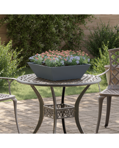 Ensemble de Jardinières en Plastique Anthracite Plastique | Mobilier & Déco