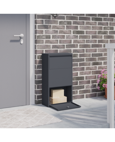 Boîte à colis Anthracite 44x22x82 cm Acier | Mobilier & Déco