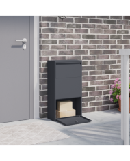 Boîte à colis Anthracite 44x22x82 cm Acier | Mobilier & Déco