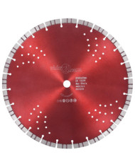 Disque de coupe diamanté avec turbo et trous Acier 350 mm | Mobilier & Déco