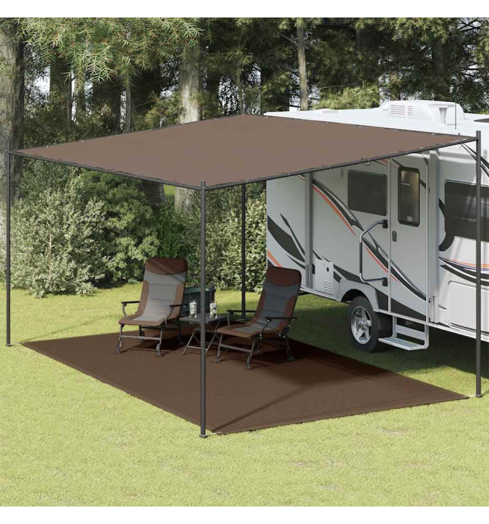 Tapis de tente 300x600 cm Marron | Mobilier & Déco