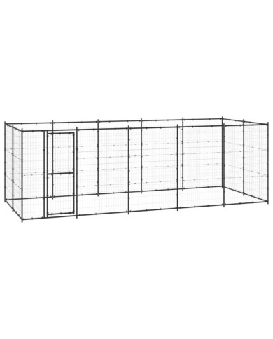 Chenil extérieur Acier 12,1 m² | Mobilier & Déco