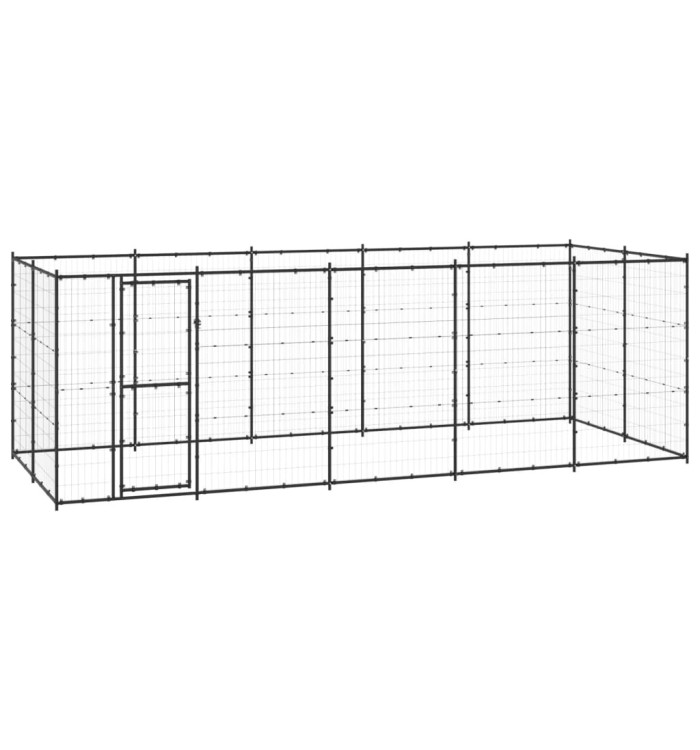 Chenil extérieur Acier 12,1 m² | Mobilier & Déco
