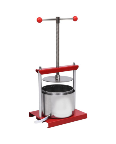 Presse à fruits et à vin Acier inoxydable 6 L | Mobilier & Déco