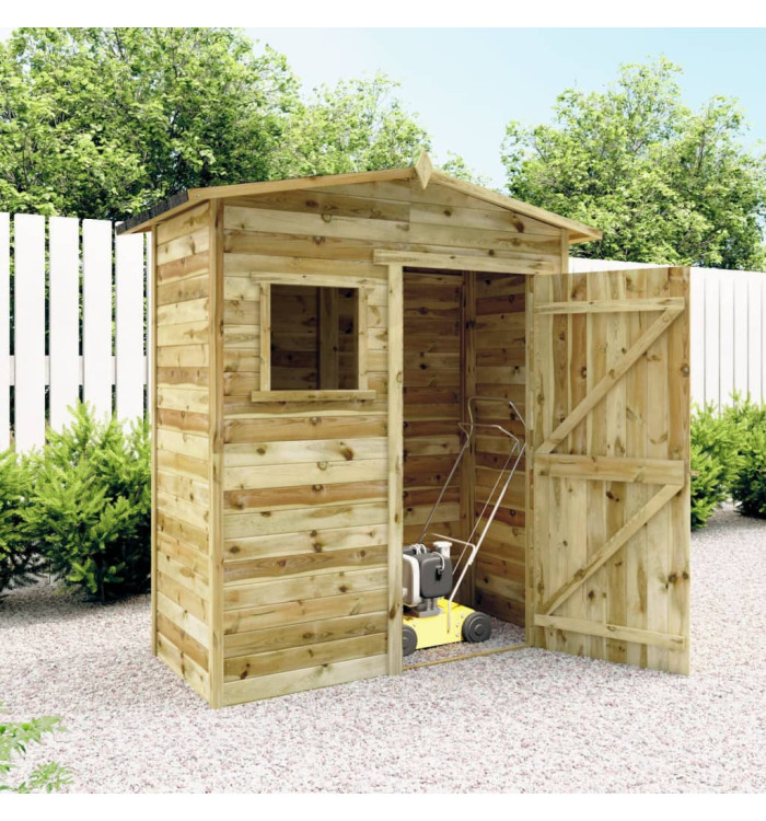 Abri de stockage de jardin Bois de pin imprégné | Mobilier & Déco