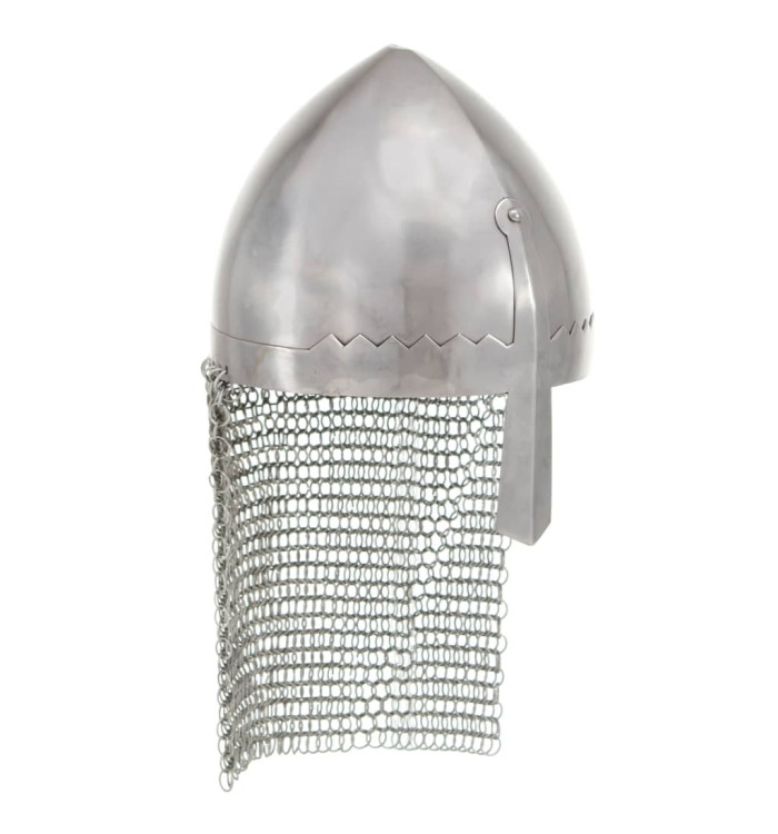 Casque de chevalier antique pour GN Argenté Acier | Mobilier & Déco