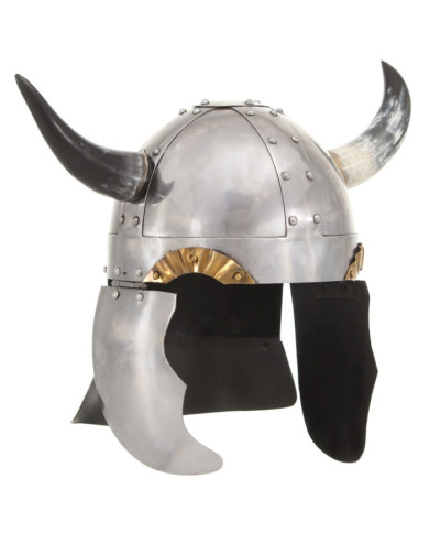 Casque de viking pour GN Argenté Acier | Mobilier & Déco