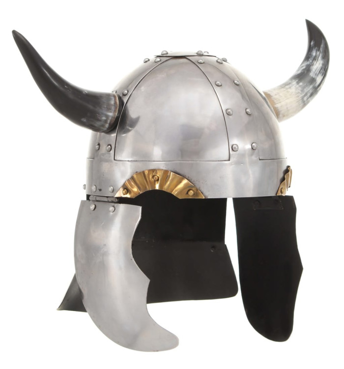 Casque de viking pour GN Argenté Acier | Mobilier & Déco