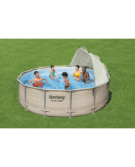 Bestway Auvent de piscine hors sol Blanc | Mobilier & Déco