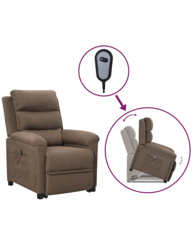 Fauteuil Taupe Tissu | Mobilier & Déco