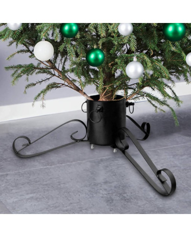 Support de sapin de Noël Noir 58x58x21 cm | Mobilier & Déco