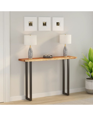 Dessus de table 180x30x3,8 cm rectangulaire bois massif acacia | Mobilier & Déco