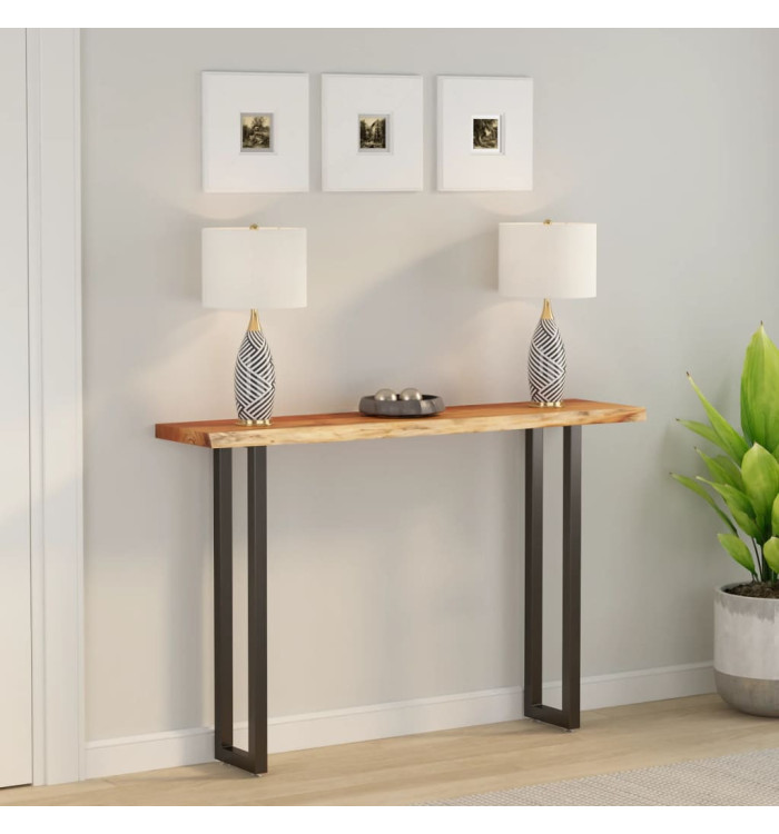 Dessus de table 180x30x3,8 cm rectangulaire bois massif acacia | Mobilier & Déco