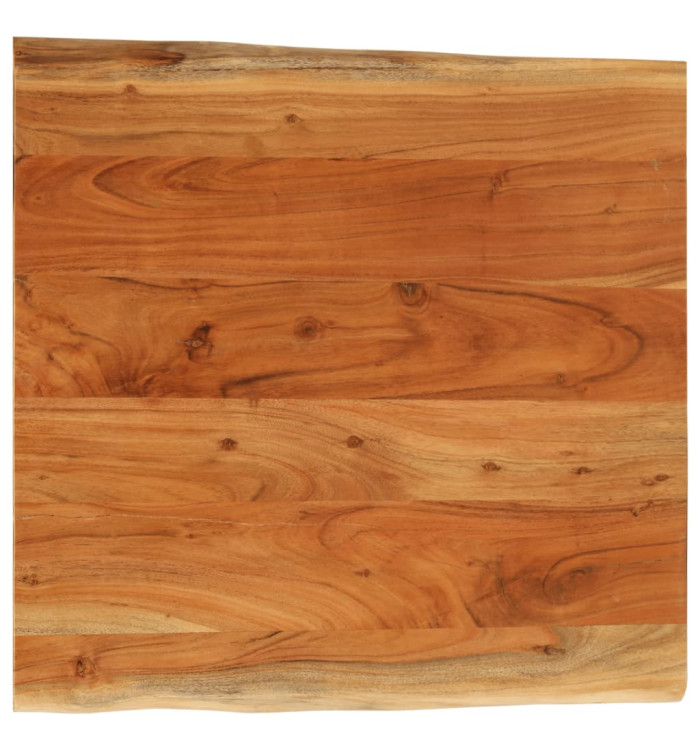 Dessus de bureau 80x80x2,5 cm carré bois massif d'acacia | Mobilier & Déco
