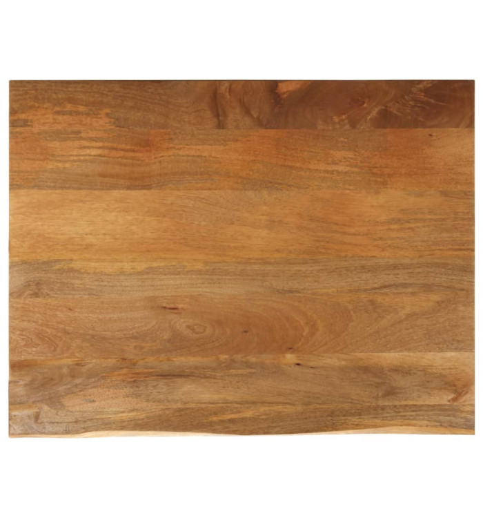 Dessus de table à bord vivant 110x80x3,8cm bois massif manguier | Mobilier & Déco
