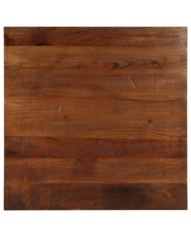 Dessus de table 70x70x2,5 cm carré bois massif de récupération | Mobilier & Déco