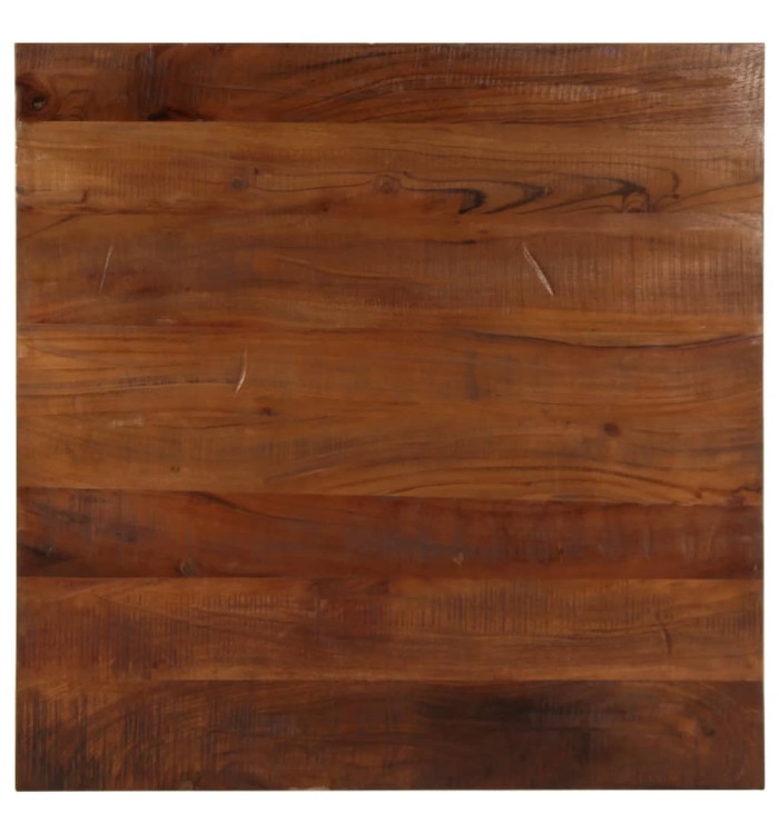 Dessus de table 70x70x2,5 cm carré bois massif de récupération | Mobilier & Déco