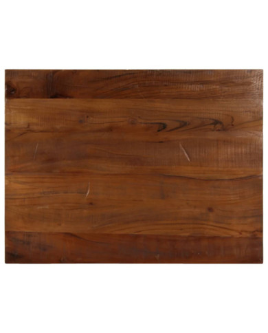 Dessus de table 90x60x2,5 cm rectangulaire bois massif récupéré | Mobilier & Déco