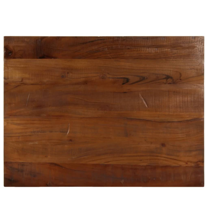 Dessus de table 90x60x2,5 cm rectangulaire bois massif récupéré | Mobilier & Déco