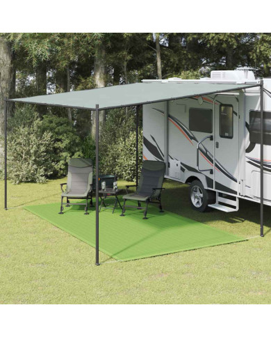 Tapis de tente vert clair 250x450 cm PEHD | Mobilier & Déco