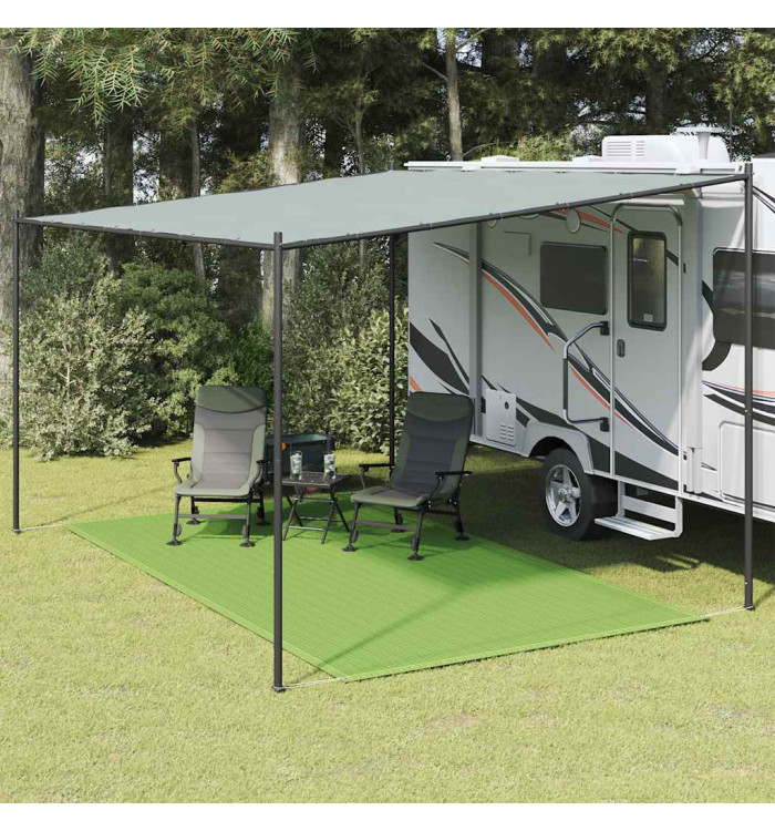 Tapis de tente vert clair 250x450 cm PEHD | Mobilier & Déco