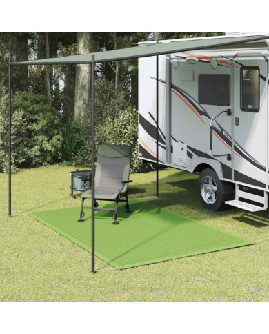 Tapis de tente vert clair 200x300 cm PEHD | Mobilier & Déco