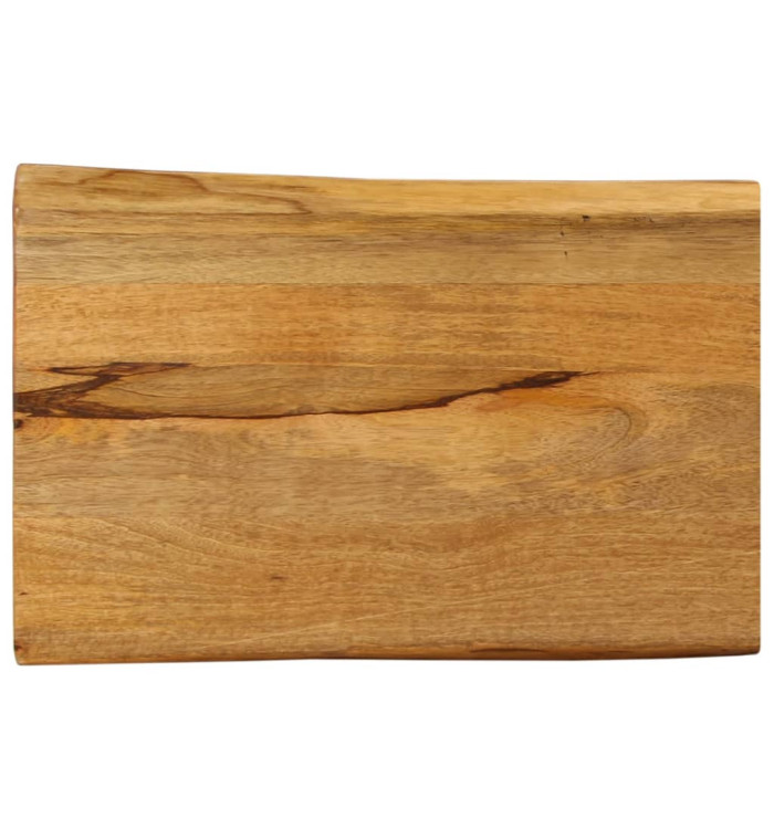 Dessus de table 50x40x3,8 cm bord vivant bois massif manguier | Mobilier & Déco
