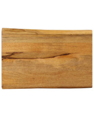 Dessus de table 50x40x3,8 cm bord vivant bois massif manguier | Mobilier & Déco