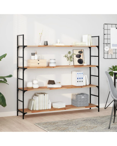 Étagère flottante 120x30x2 cm acacia massif finition à l'huile | Mobilier & Déco