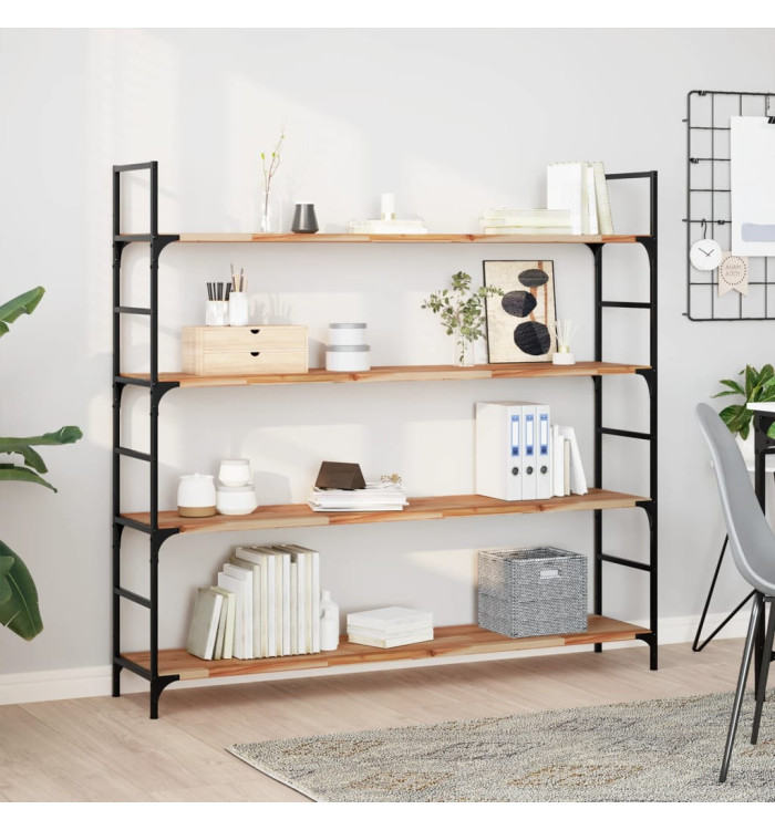 Étagère flottante 120x30x2 cm acacia massif finition à l'huile | Mobilier & Déco
