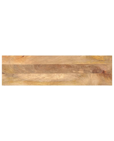 Dessus de table 120x30x2,5cm rectangulaire bois massif manguier | Mobilier & Déco