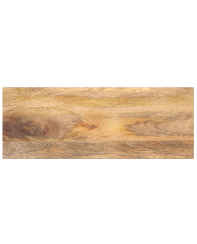 Dessus de table 70x30x2,5 cm rectangulaire bois massif manguier | Mobilier & Déco