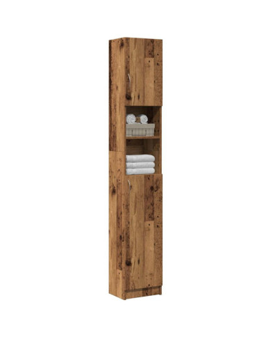 Armoire de salle de bain vieux bois bois d'ingénierie | Mobilier & Déco