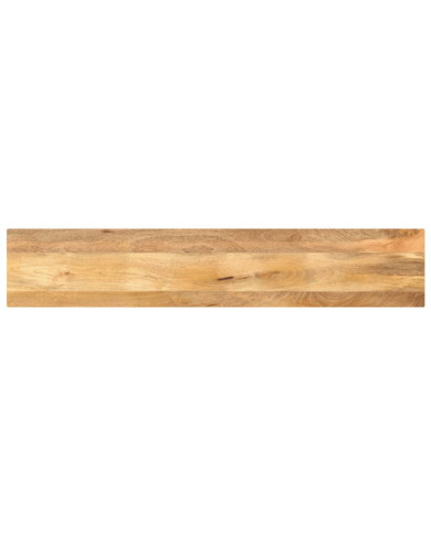 Dessus de table 160x30x2,5cm rectangulaire bois massif manguier | Mobilier & Déco