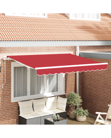 Tissu de remplacement pour auvent pour cadre 2.5x2 m Rouge | Mobilier & Déco
