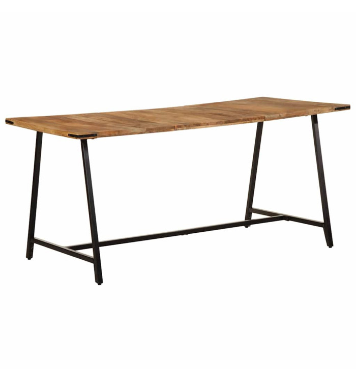 Table à manger 160x80x75 cm bois de manguier massif | Mobilier & Déco