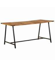 Table à manger 160x80x75 cm bois de manguier massif | Mobilier & Déco