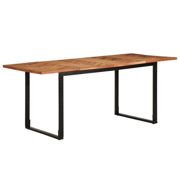 Table à manger 180x90x75 cm bois massif d'acacia | Mobilier & Déco