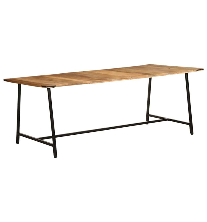 Table à manger 200x100x75 cm bois de manguier massif | Mobilier & Déco