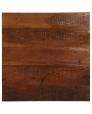 Dessus de table 60x60x3,8 cm carré bois massif de récupération | Mobilier & Déco