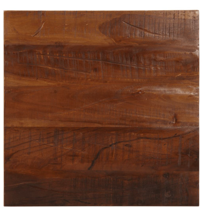 Dessus de table 60x60x3,8 cm carré bois massif de récupération | Mobilier & Déco