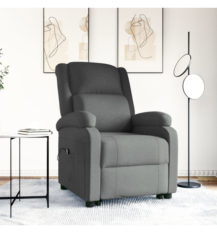 Fauteuil Gris foncé Tissu | Mobilier & Déco