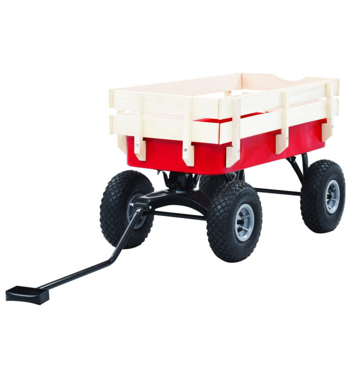 Chariot à main 150 kg Rouge | Mobilier & Déco