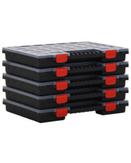 Boîtes d'assortiment 5 pcs 40x30x5 cm Polypropylène | Mobilier & Déco