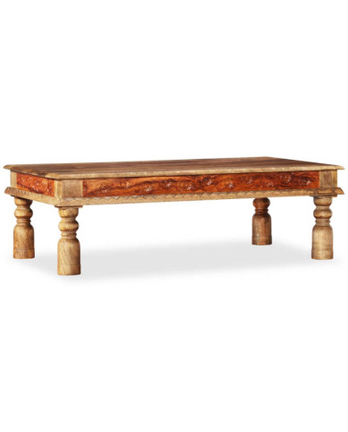 Table basse Bois et de manguier 110x60x38 cm | Mobilier & Déco