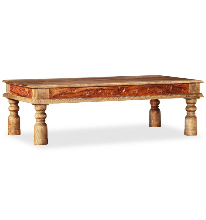 Table basse Bois et de manguier 110x60x38 cm | Mobilier & Déco