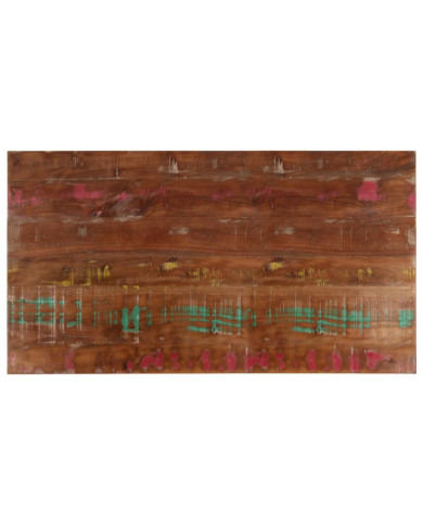 Dessus de table 100x60x3,8cm rectangulaire bois massif récupéré | Mobilier & Déco
